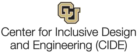 University of Colorado Center for Inclusive Design and Engineering Logo
