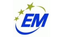 National Emergency Management Association Logo displaying the letters "EM" surrounded by a circle with three stars.
