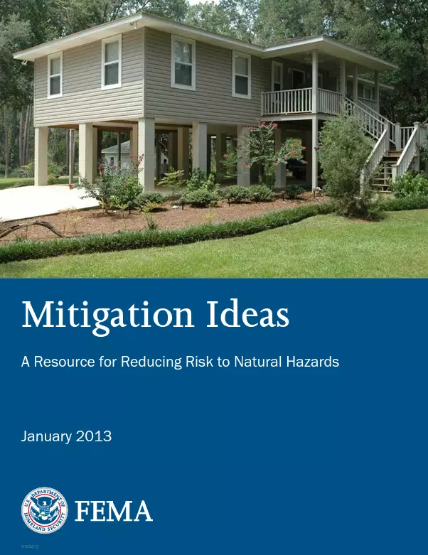 Cover of FEMA's Mitigation Ideas Guidance Document